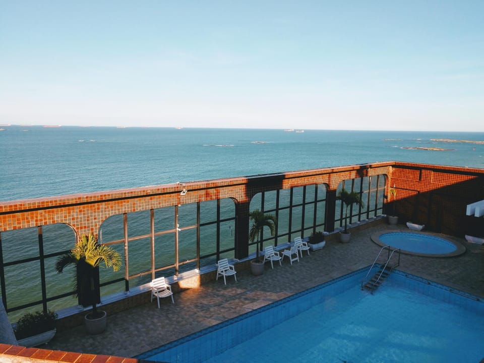 Natural landscape, View (from property/room), Balcony/Terrace, Pool view, Sea view, Swimming pool