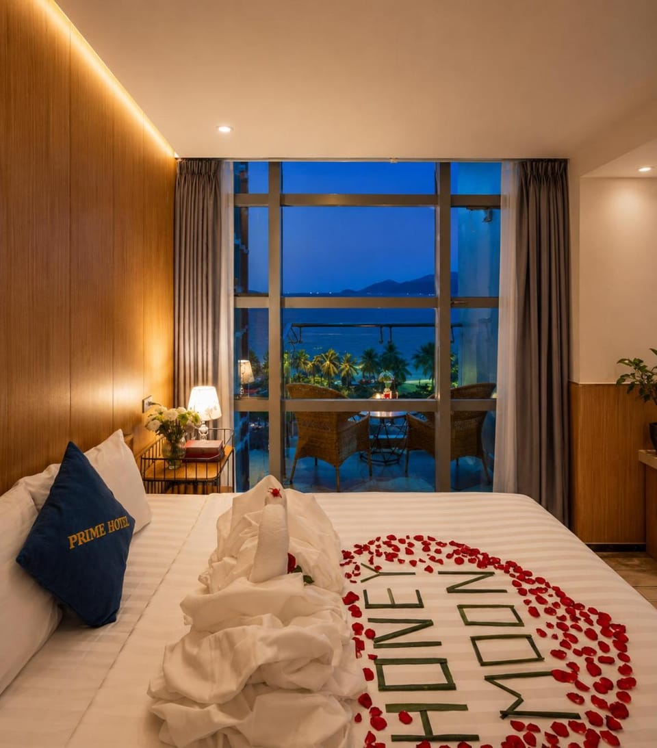 Bedroom, Sea view