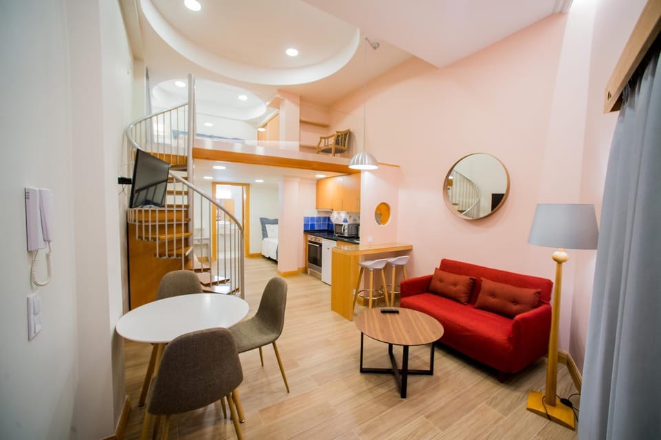 Living room, Area and facilities