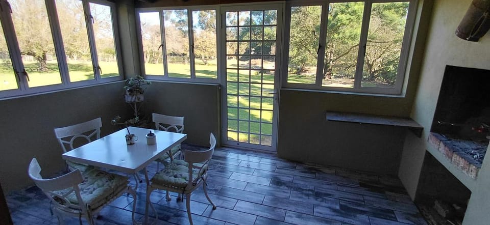 Patio, Dining area, Garden view