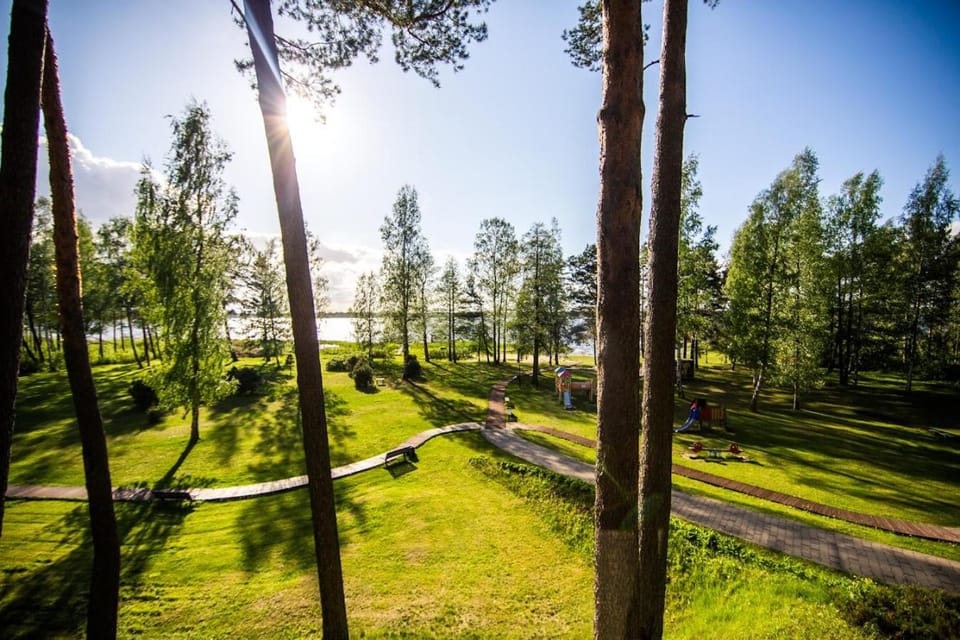 Garden, Lake view