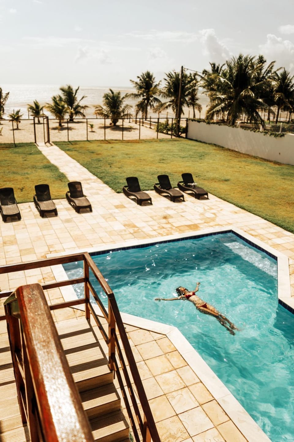Day, Natural landscape, Swimming pool, sunbed