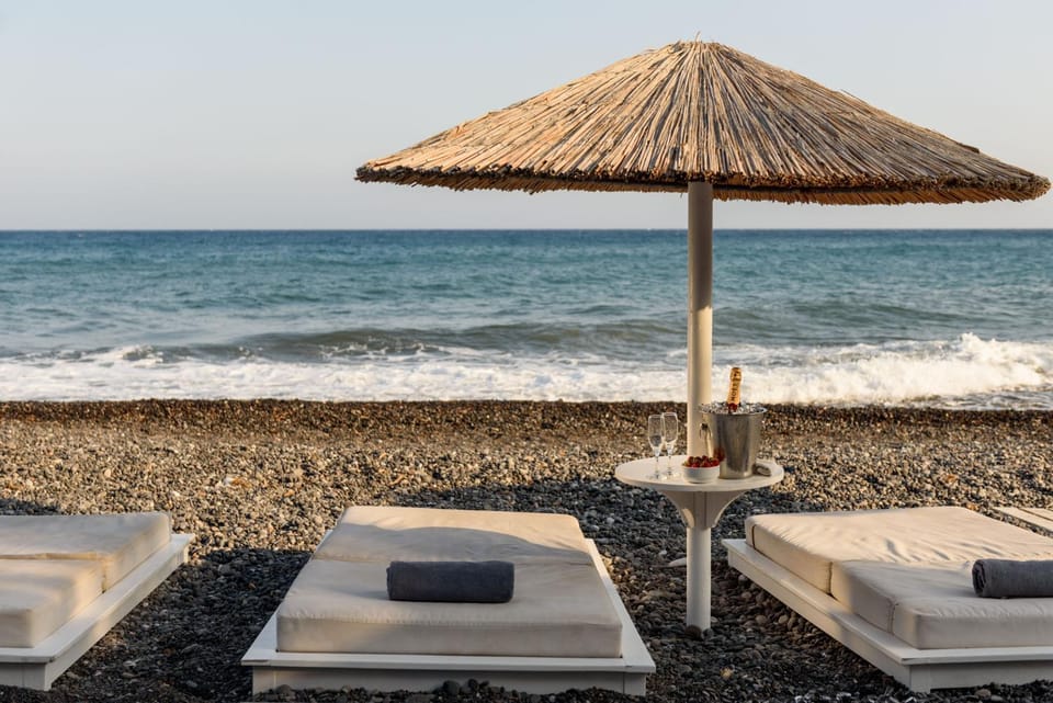 Day, Natural landscape, Beach, Sea view, sunbed