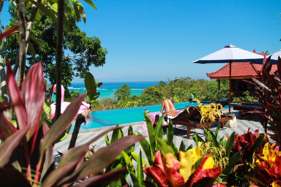 Property building, Pool view, Swimming pool