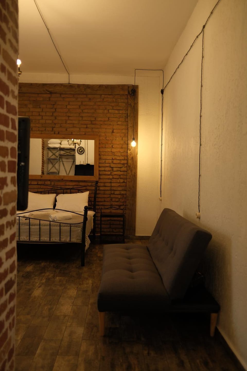 Bed, Living room, Bedroom