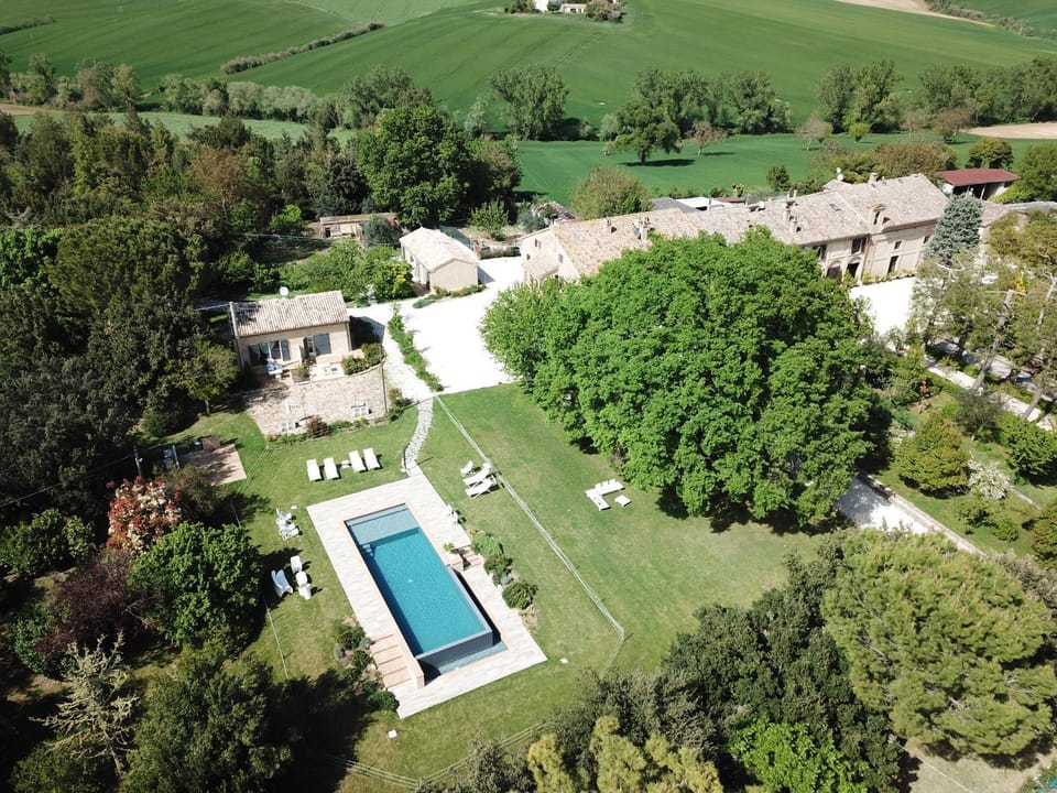 Bird's eye view, Swimming pool