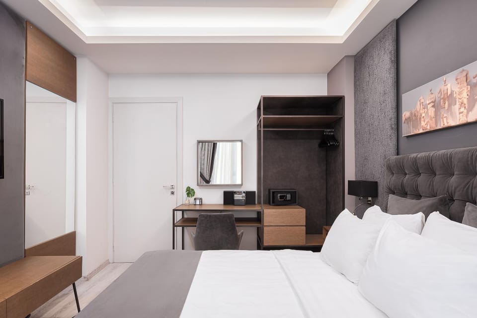 Bed, Photo of the whole room, Bedroom, hair dresser