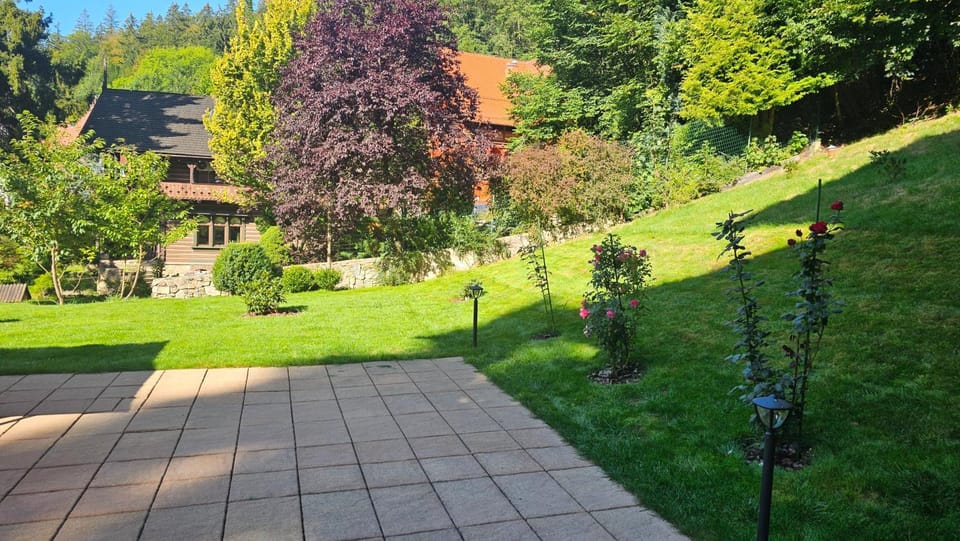 Natural landscape, Garden, Garden view