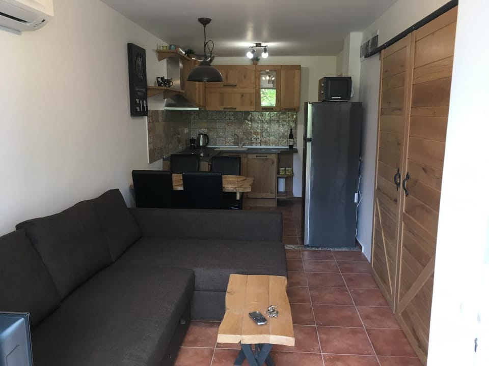 Kitchen or kitchenette, Living room