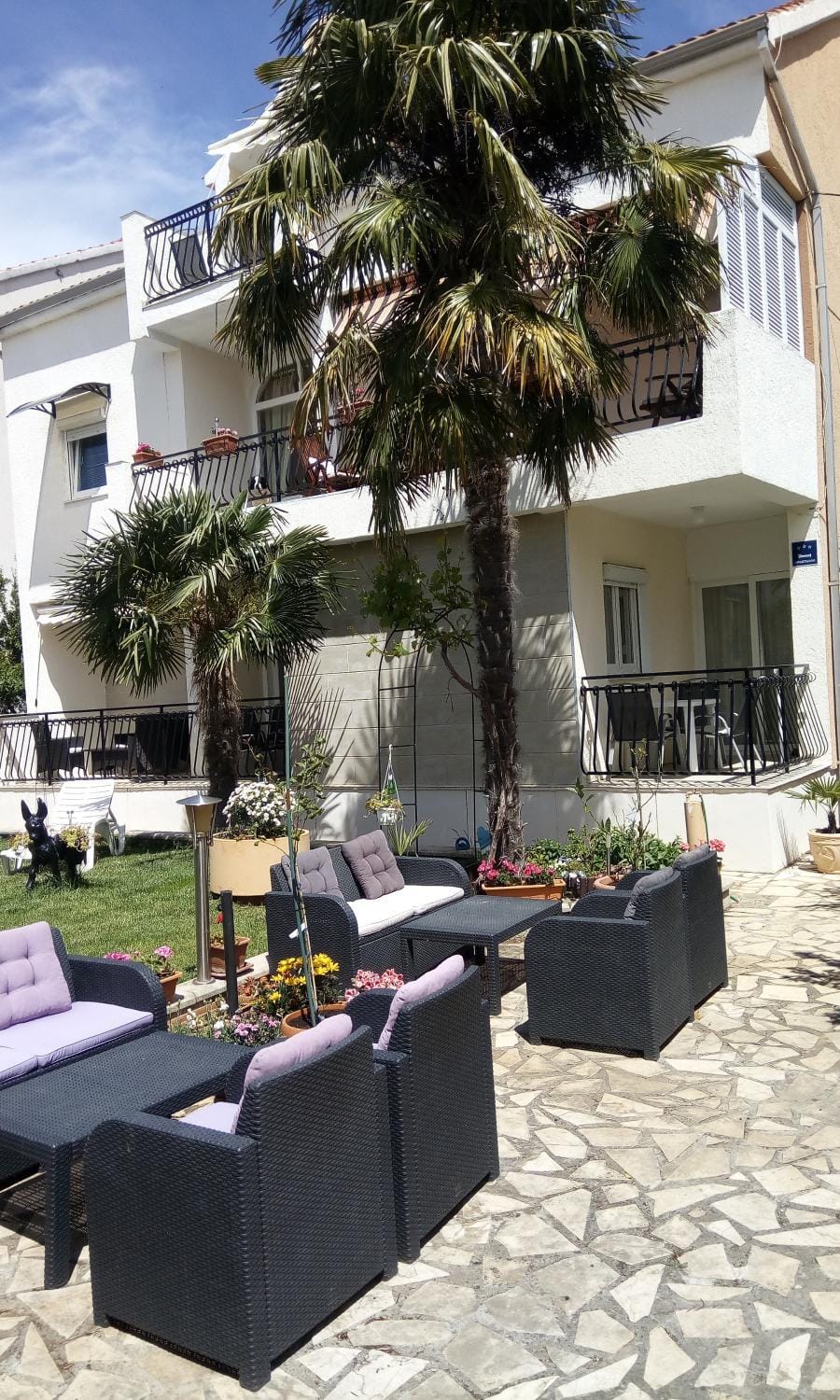 Property building, Garden