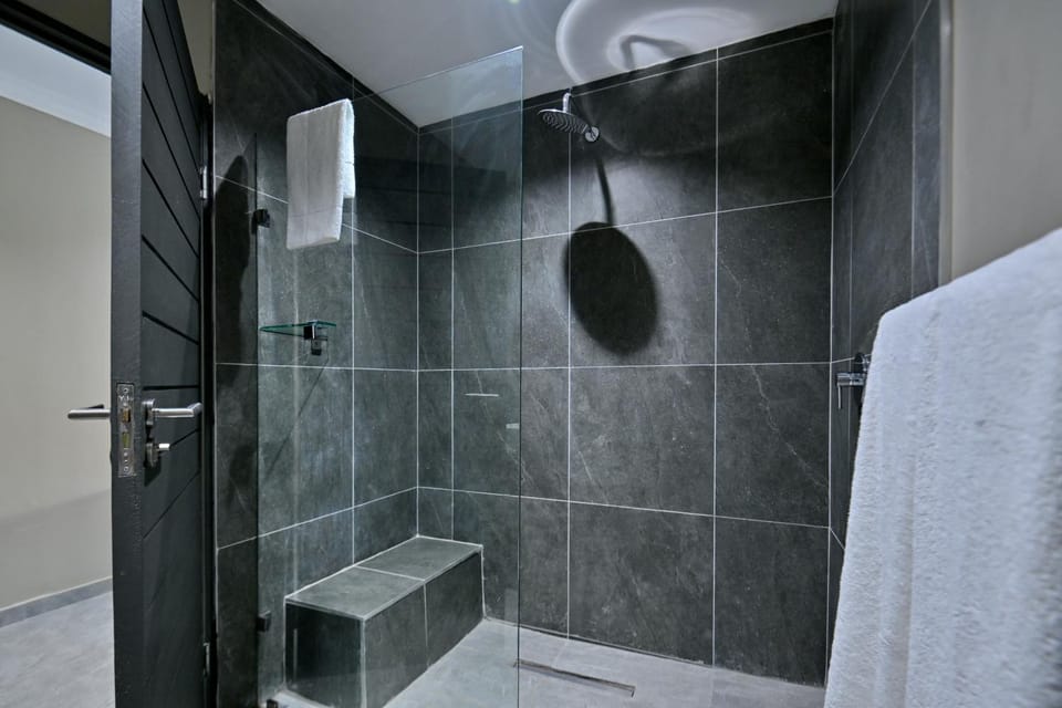 Shower, towels