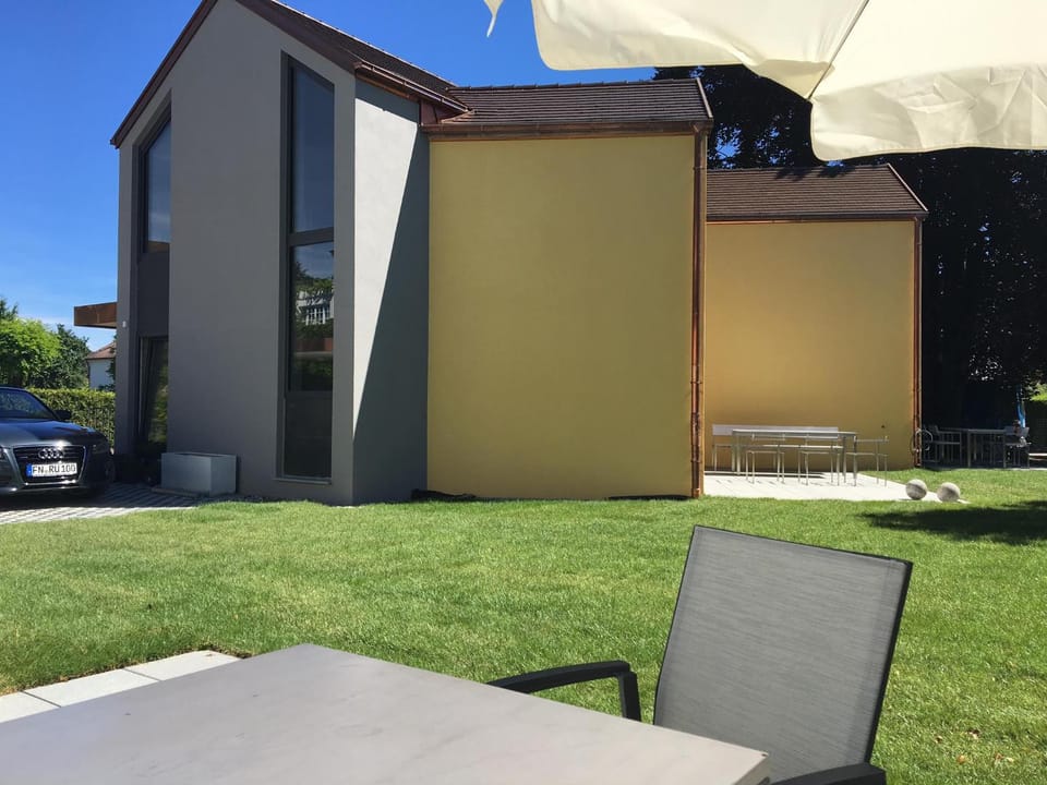 Property building, Garden view