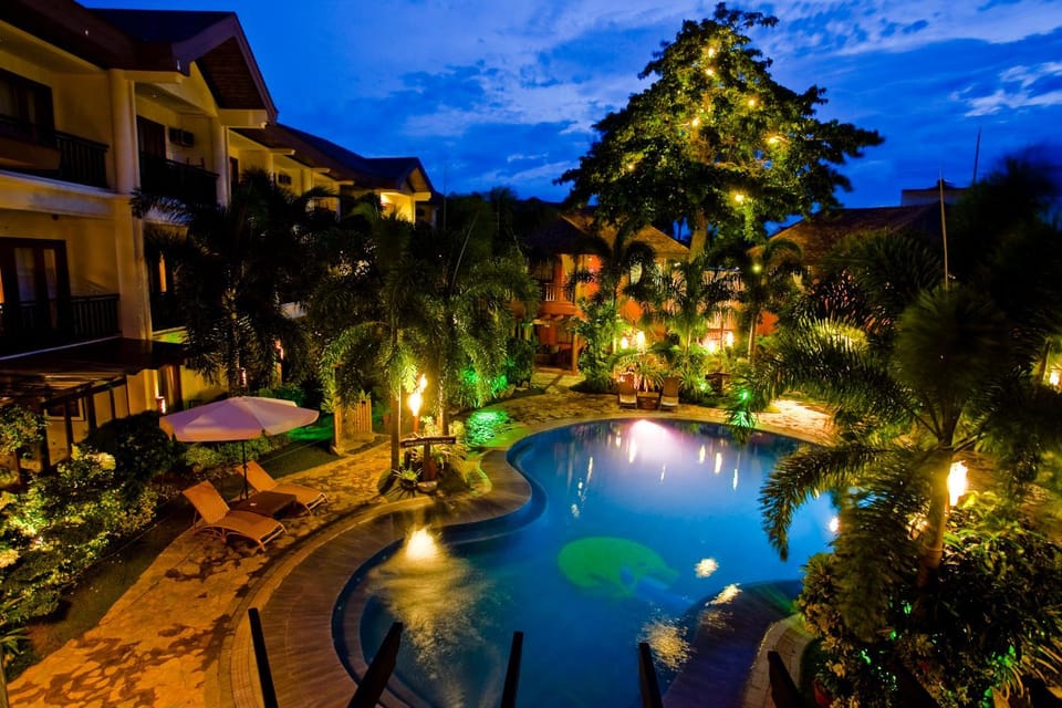 Facade/entrance, Night, Garden view, Pool view, Swimming pool