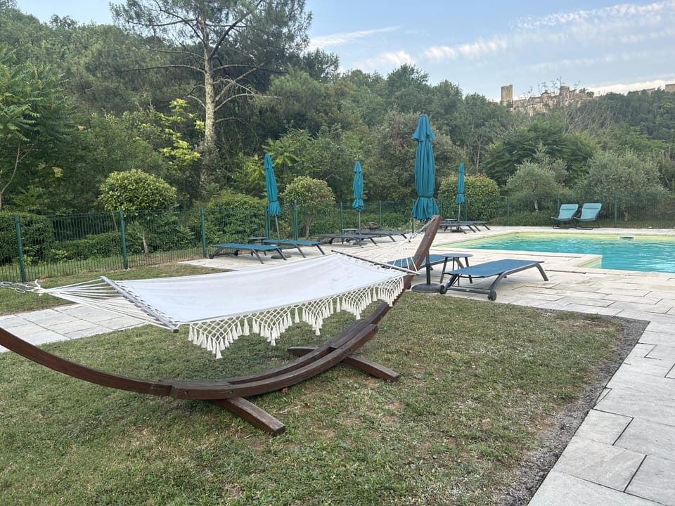 Garden, Garden view, Swimming pool, sunbed