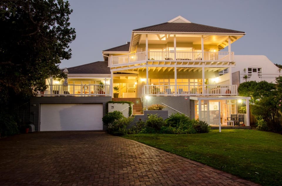 Property building, Night, Garden