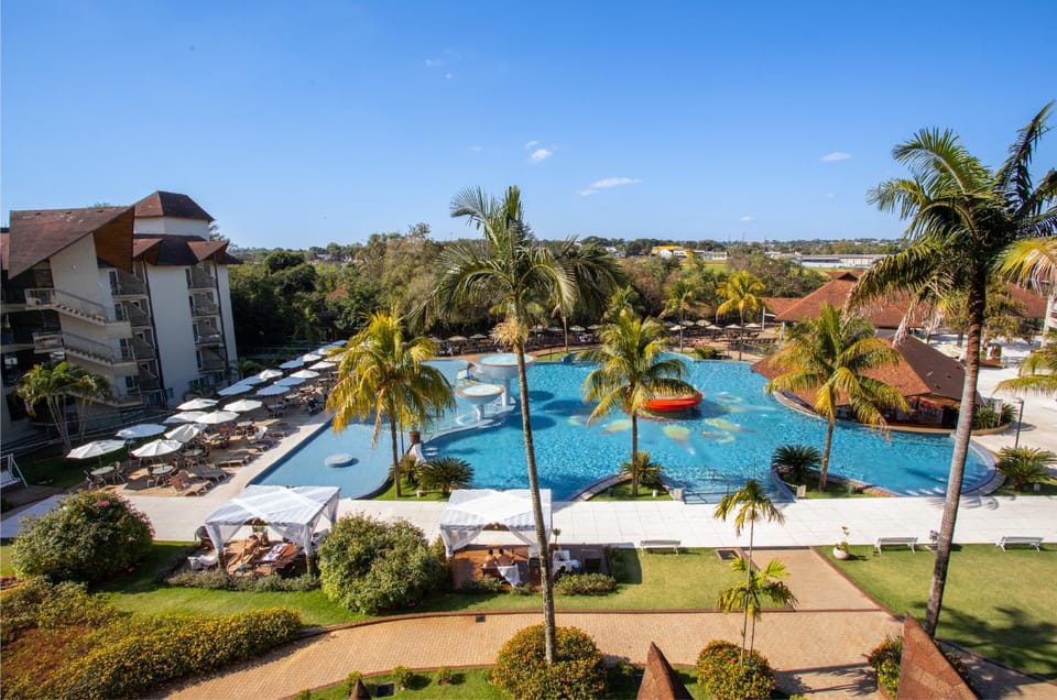 Bedroom, Pool view