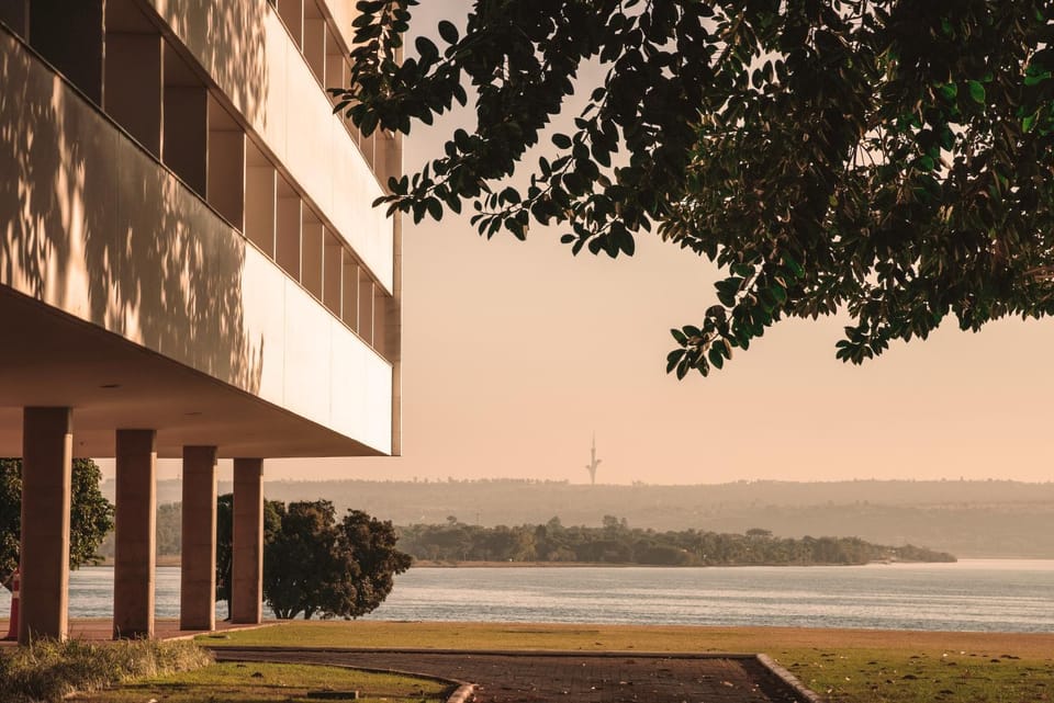 Property building, Natural landscape, Lake view