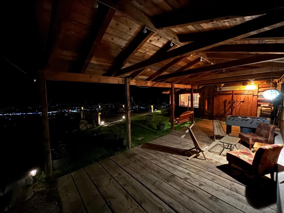 Patio, Night, Natural landscape, View (from property/room), Balcony/Terrace, Seating area, Lake view