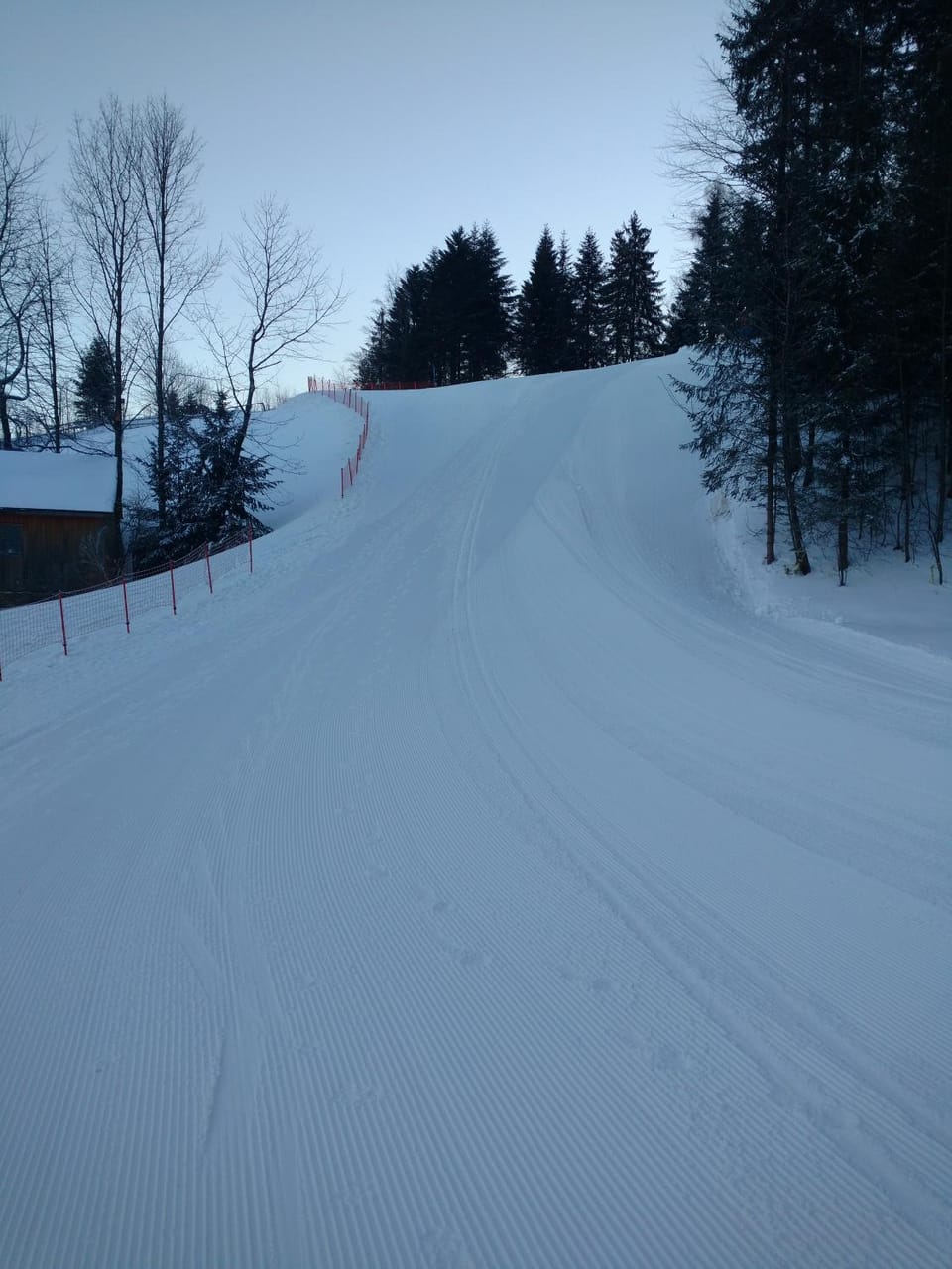 Natural landscape, Winter, Skiing
