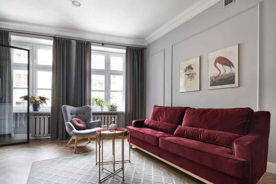 Bed, Living room, Seating area