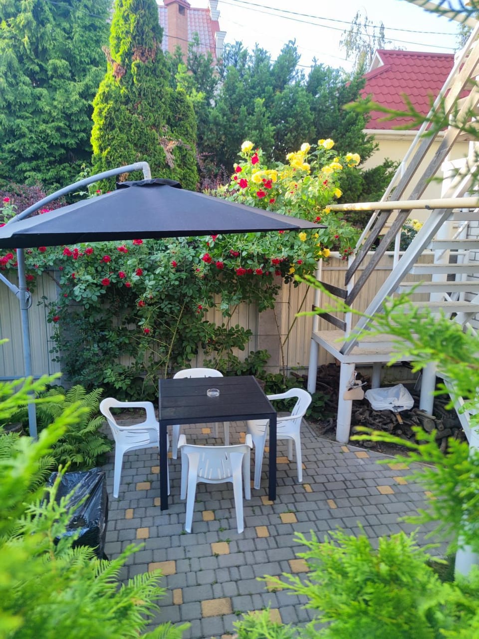 Patio, Garden, Dining area