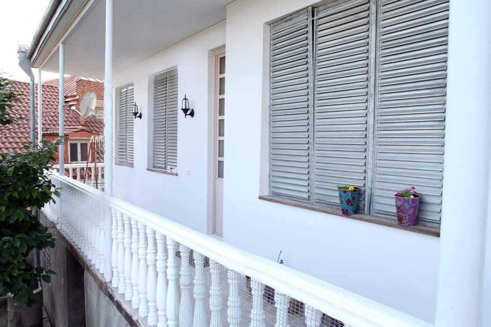 Property building, Facade/entrance, Day, View (from property/room), Balcony/Terrace