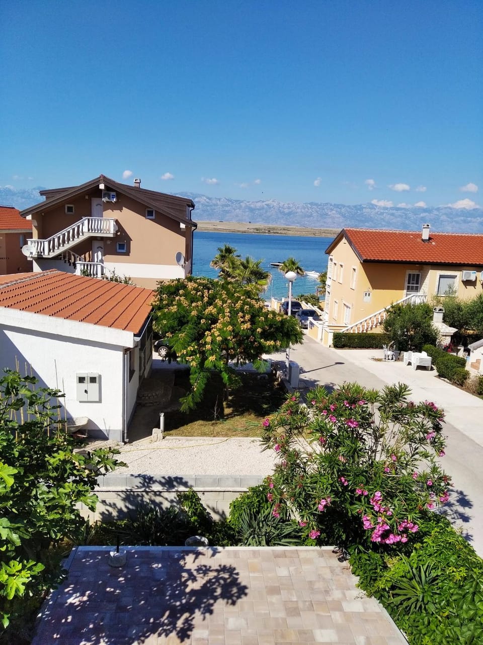 Summer, Sea view, Street view