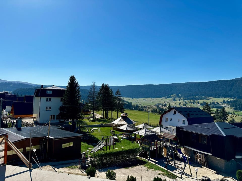 Spring, Day, Natural landscape, Bird's eye view, Mountain view