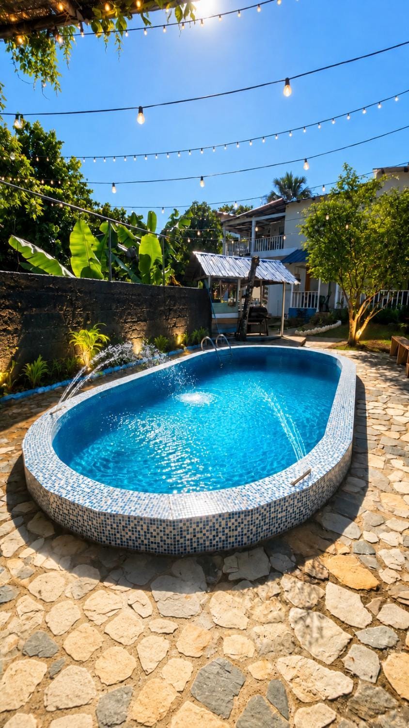Patio, Balcony/Terrace, Dining area, Garden view, Pool view, Alcoholic drinks