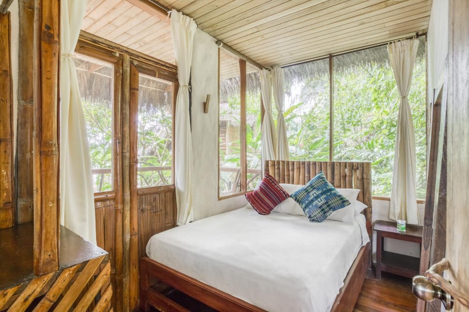 Bed, Garden, View (from property/room), Balcony/Terrace, Photo of the whole room, Bedroom, Garden view