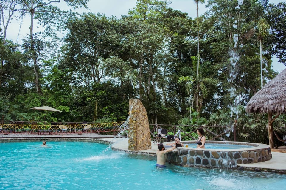 Day, Natural landscape, Garden, Garden view, Pool view, Swimming pool