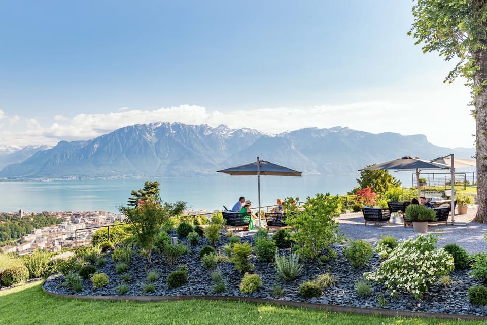 Natural landscape, Garden, Lake view, Mountain view