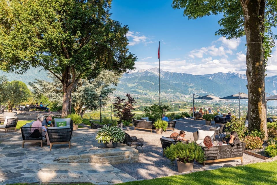 Day, Natural landscape, Garden, Mountain view