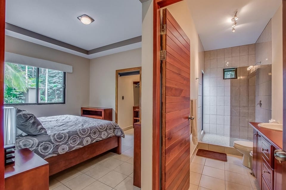 Bed, Bathroom, Bedroom