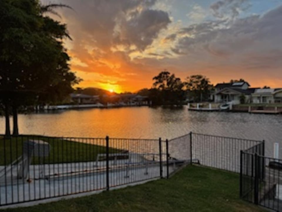 Garden, Sunset