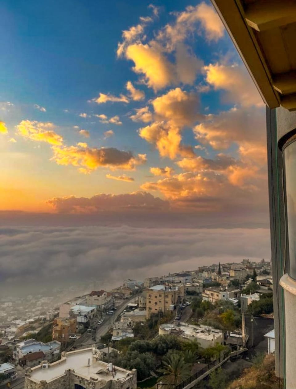 Day, Natural landscape, Bird's eye view, City view, Sunrise, Sunset
