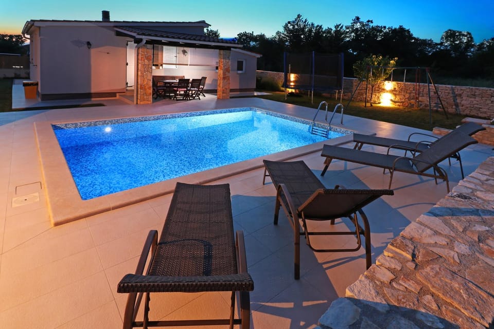 Property building, Patio, Day, Night, Natural landscape, Balcony/Terrace, Pool view, Swimming pool, sunbed