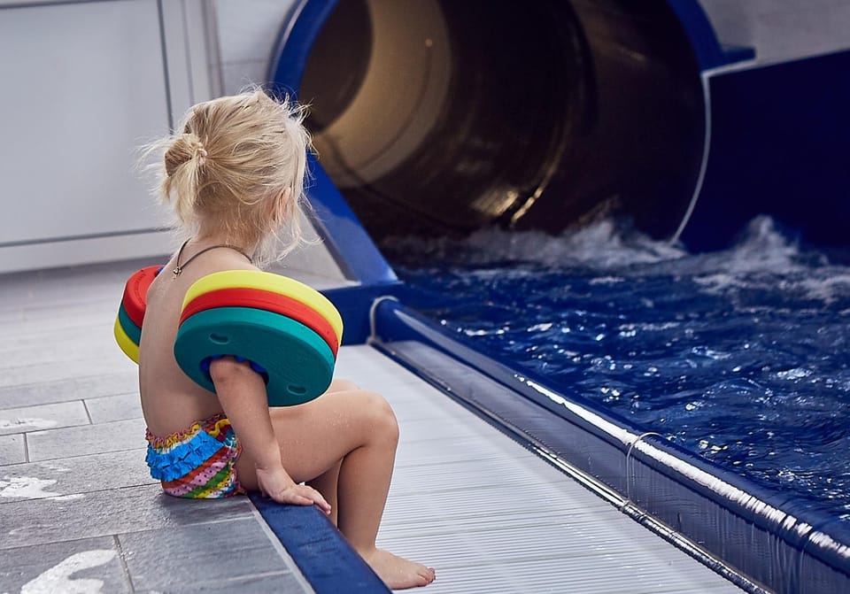 People, Aqua park, Swimming pool, children, Family