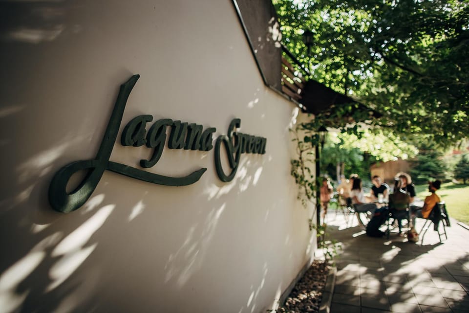 Patio, Property logo or sign