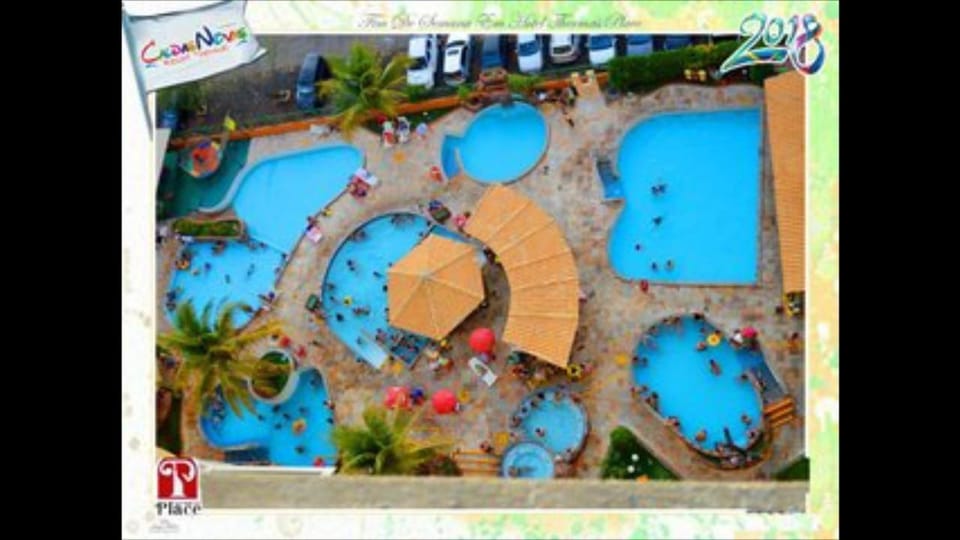 1004 - AP Shopping, COOLER liberado no parque aquático, sacada gormet e internet banda larga no AP Wi-Fi, próximo ao shopping Singapura Apartment in State of Goiás
