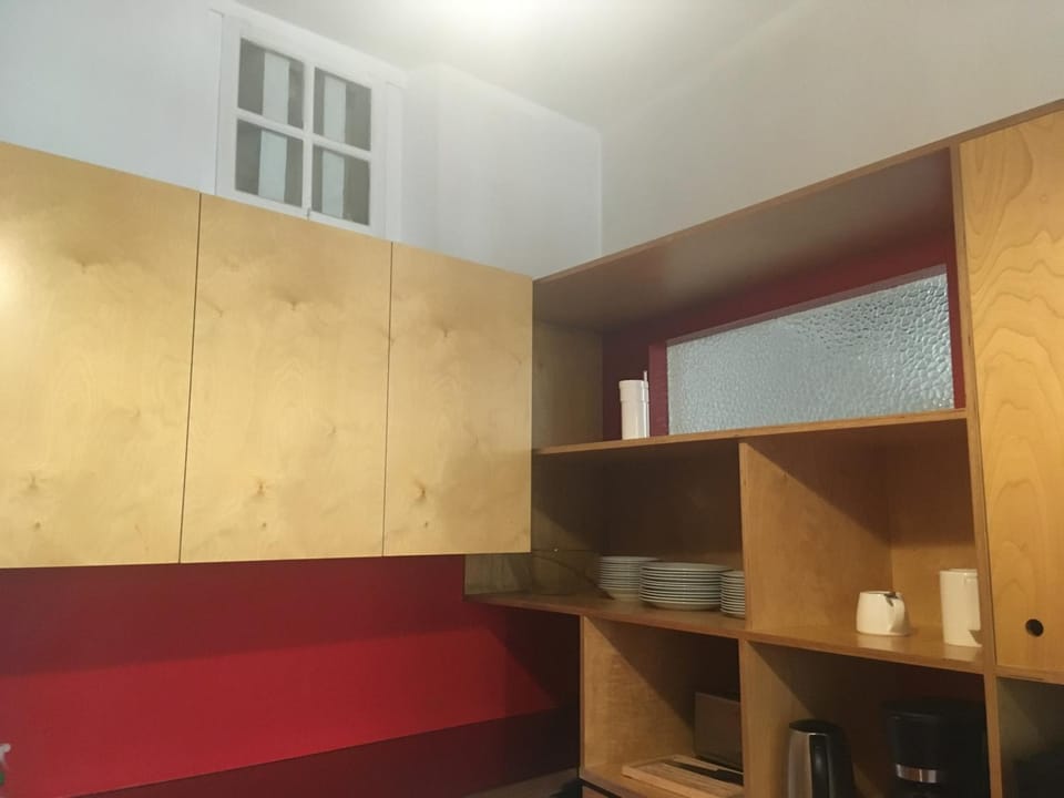 Bedroom, Communal kitchen