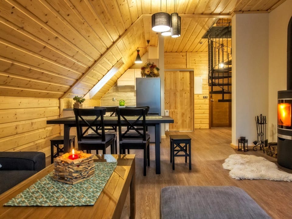 Kitchen or kitchenette, Living room, Photo of the whole room, Seating area, Dining area