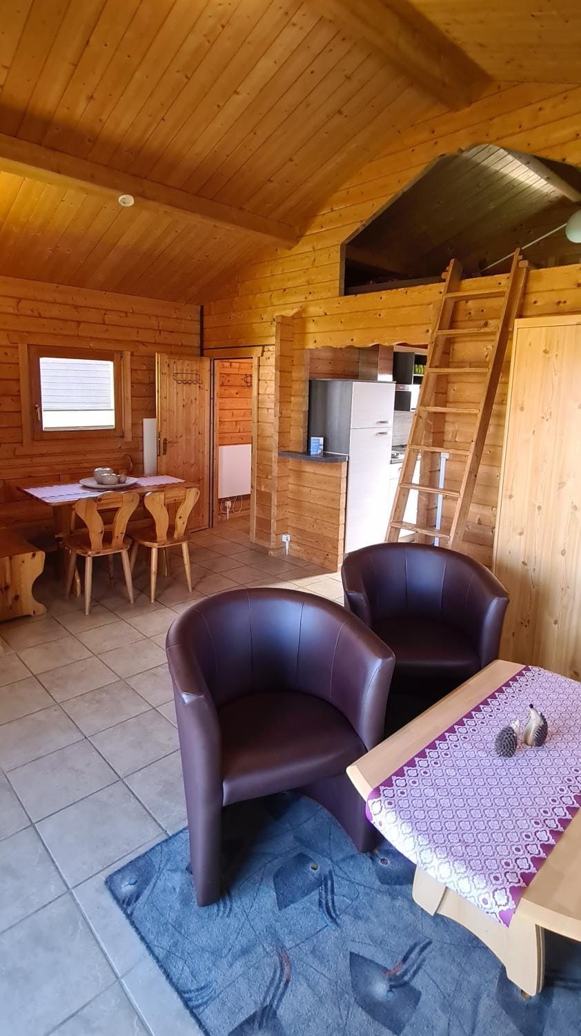 Dining area, bunk bed