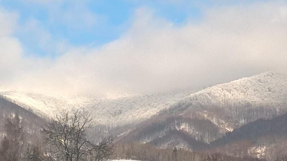 Natural landscape, Winter, Hiking, Mountain view