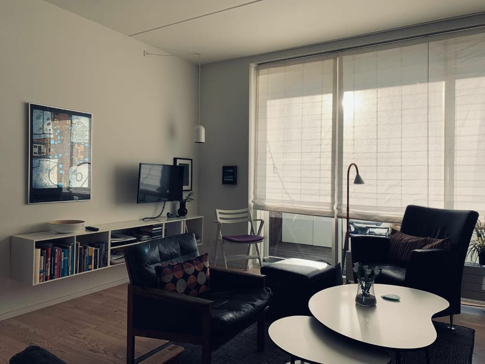 Kitchen or kitchenette, Living room, Dining area