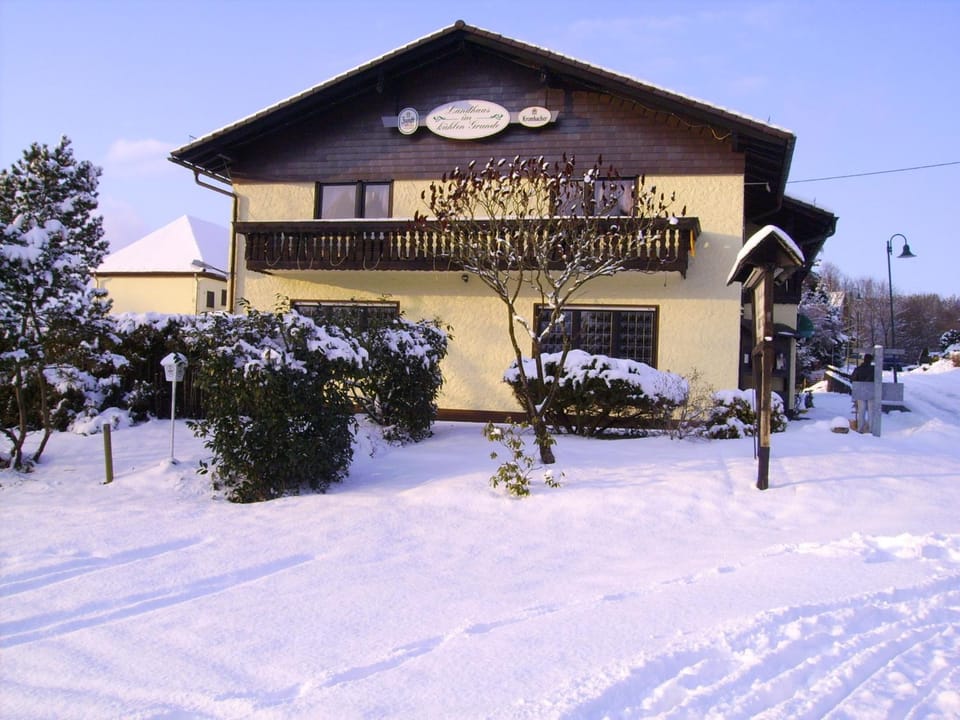 Property building, Facade/entrance, Winter