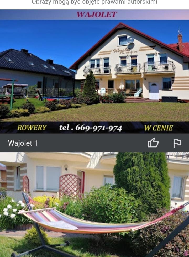Wajolet-pokoje z łazienkami Vacation rental in Wladyslawowo