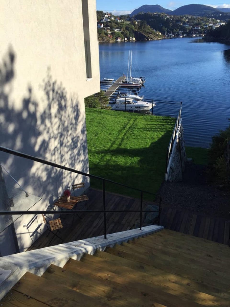 Patio, Facade/entrance, Sea view
