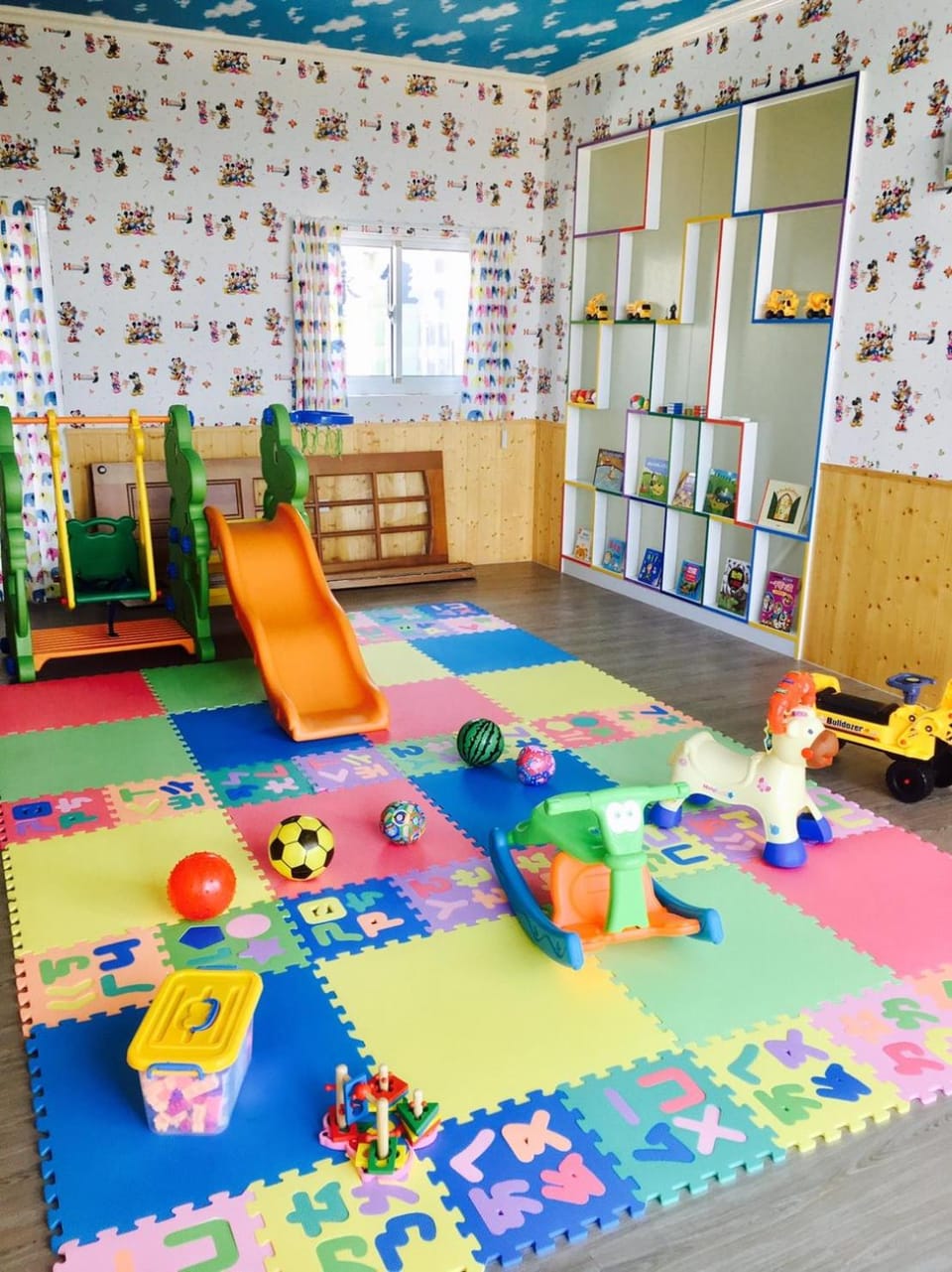 Children play ground, On site