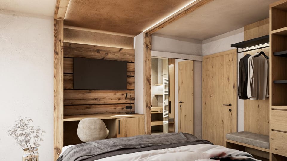 Bed, TV and multimedia, Photo of the whole room, Bedroom, wardrobe